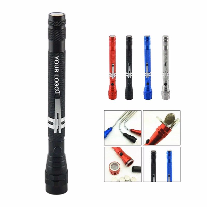 Aluminum Alloy Magnetic LED Flashlight Extendable