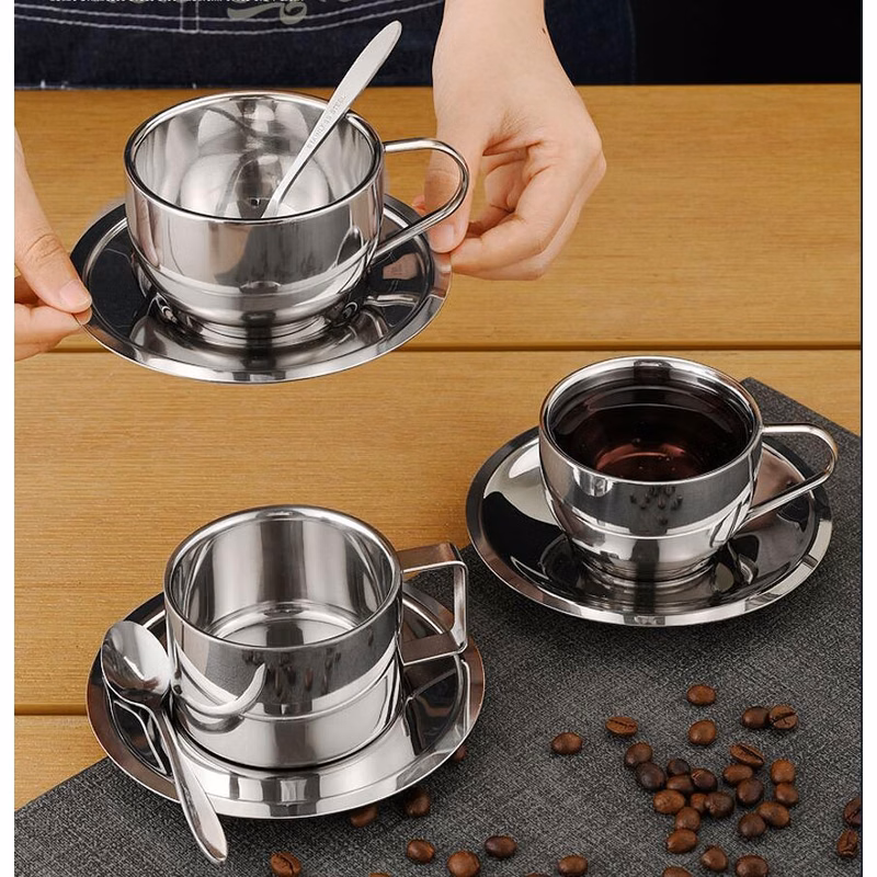 European-style Double-layer Coffee Cup