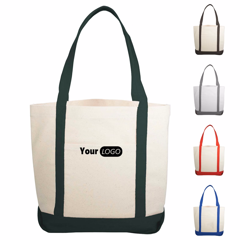 24 Oz. Cotton Canvas Classic Boat Tote ?C Style Meets Versatility