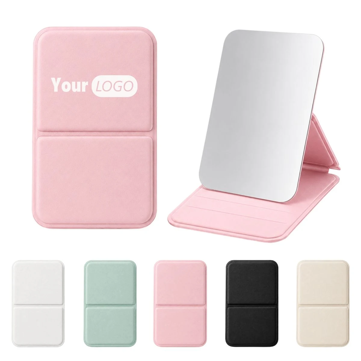 Folding PU Compact Mirror 1