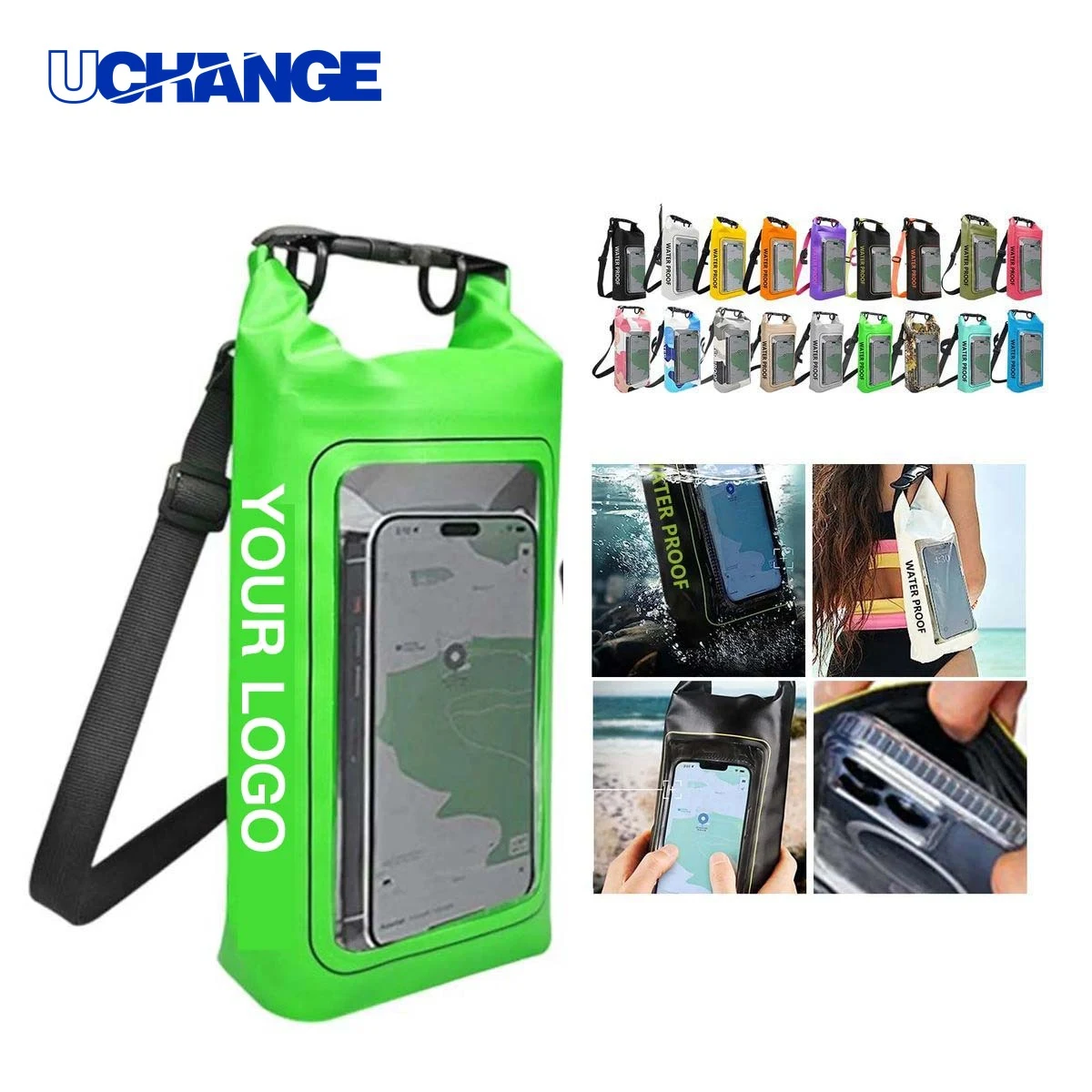 Waterproof Crossbody Bag Holder with Adjustable Strap 1