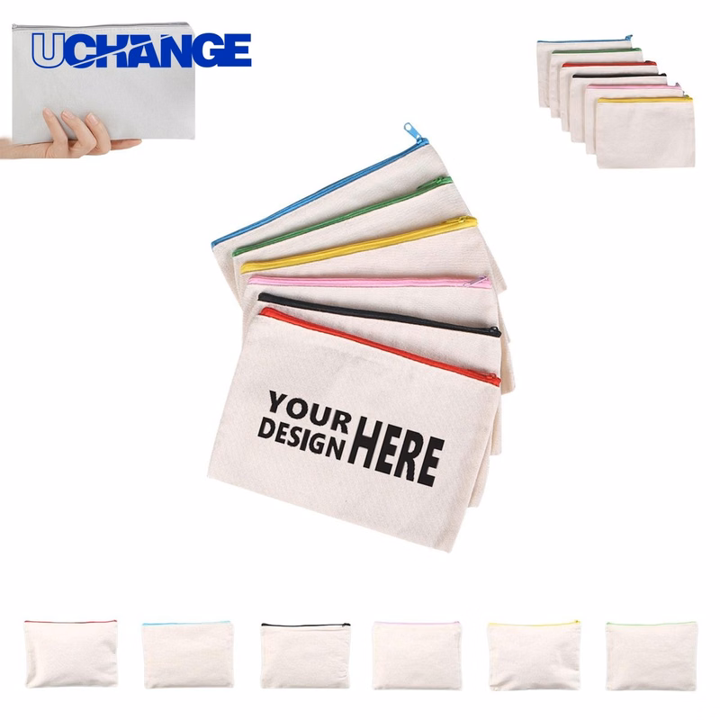 Eco-Friendly Canvas Zipper Pencil Case