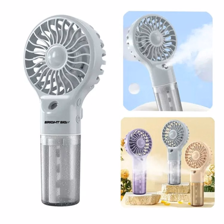 Mini Handheld Rechargeable Misting Fan
