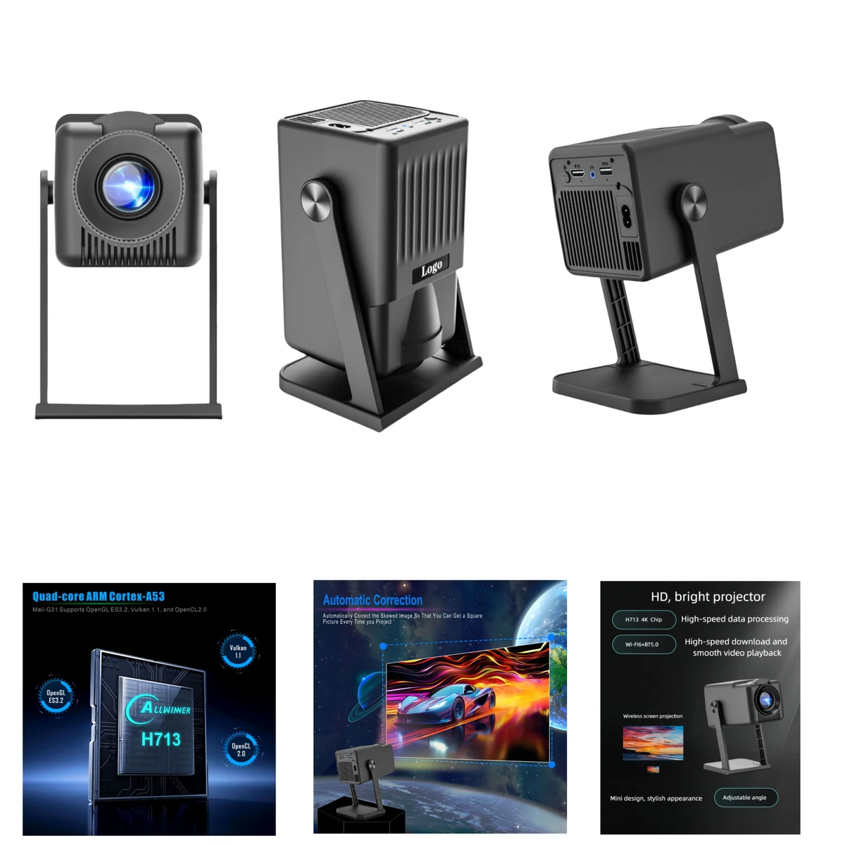Wireless 4K UHD Smart Projector 1