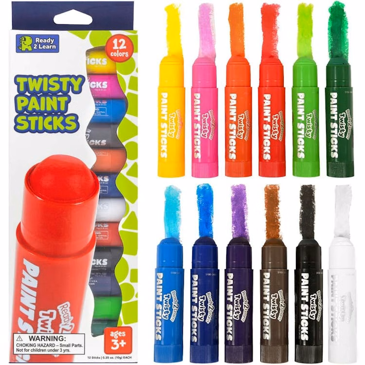 Twisty Paint Sticks Assorted 12pk