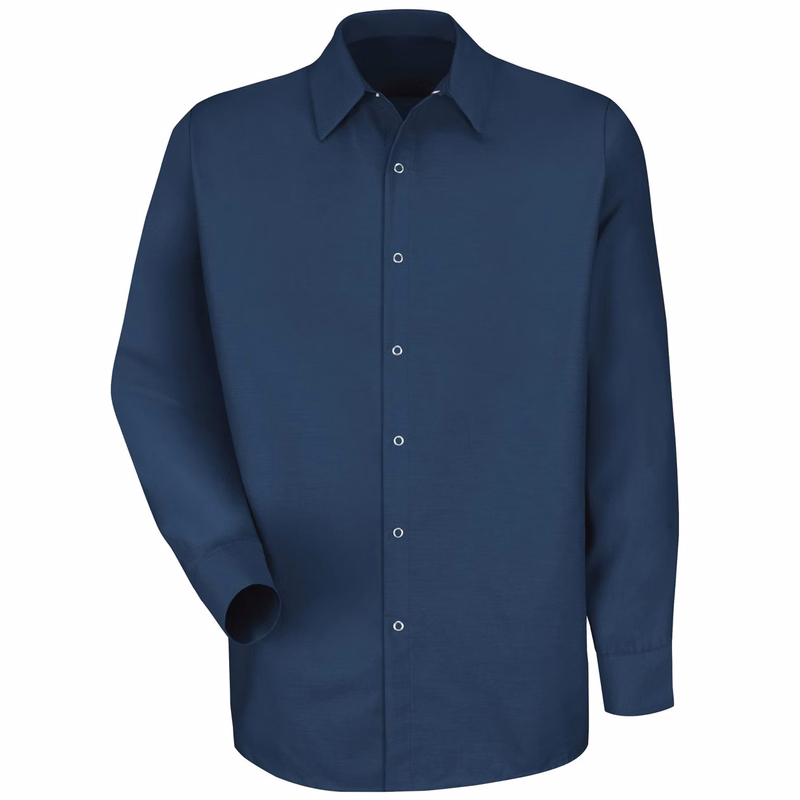 Men's Tall Specialized Pocketless Poplin Long Sleeve Work Shirt - SP16T