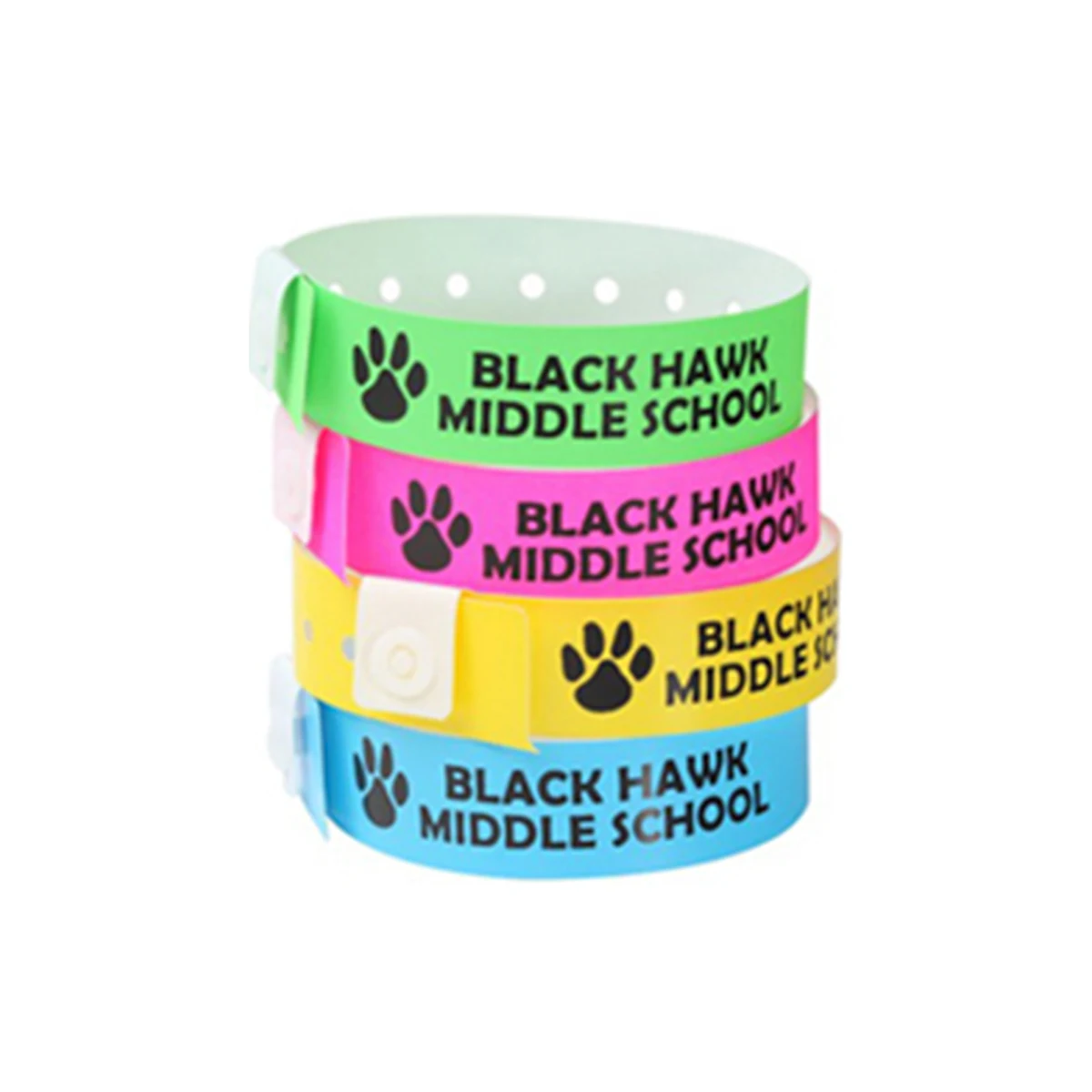 Plastic Wristband - Custom L-Shaped 1