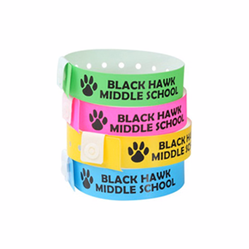 Plastic Wristband - Custom L-Shaped