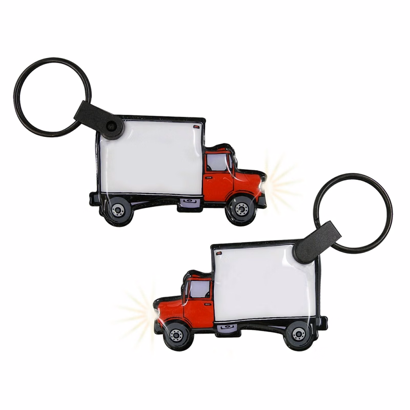 ShapeLights™ Color-A-Shape Key Ring Flashlight (Truck)