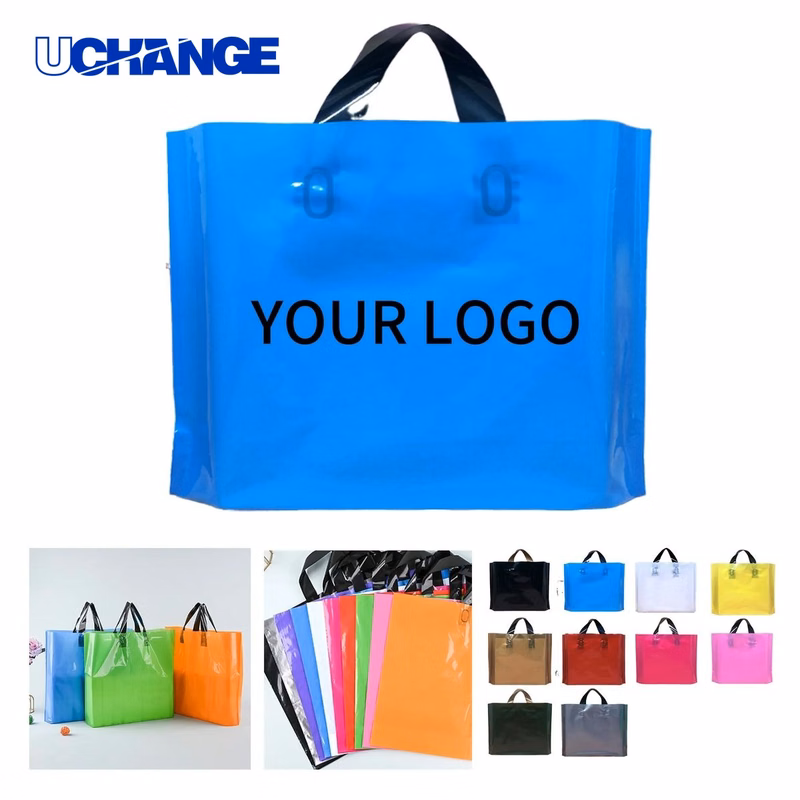 Waterproof PE Plastic Shopping Bag Carrier