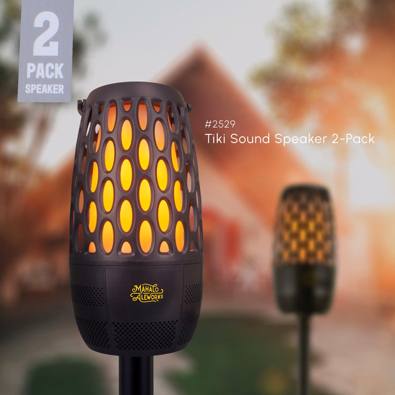 Tiki Sound Speaker 2-Pack