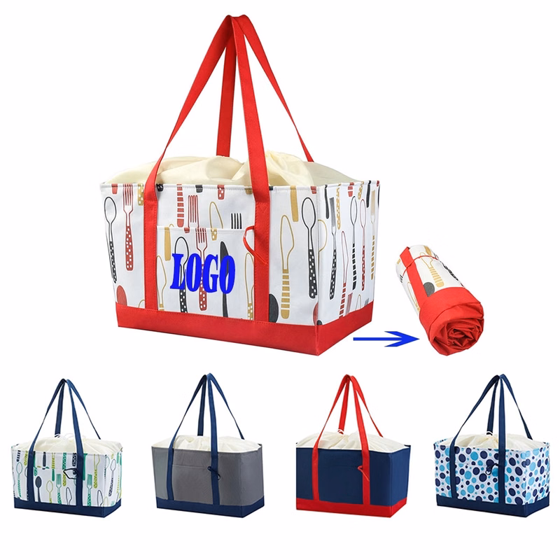 Insulated Foldable Large Utility Tote Bag