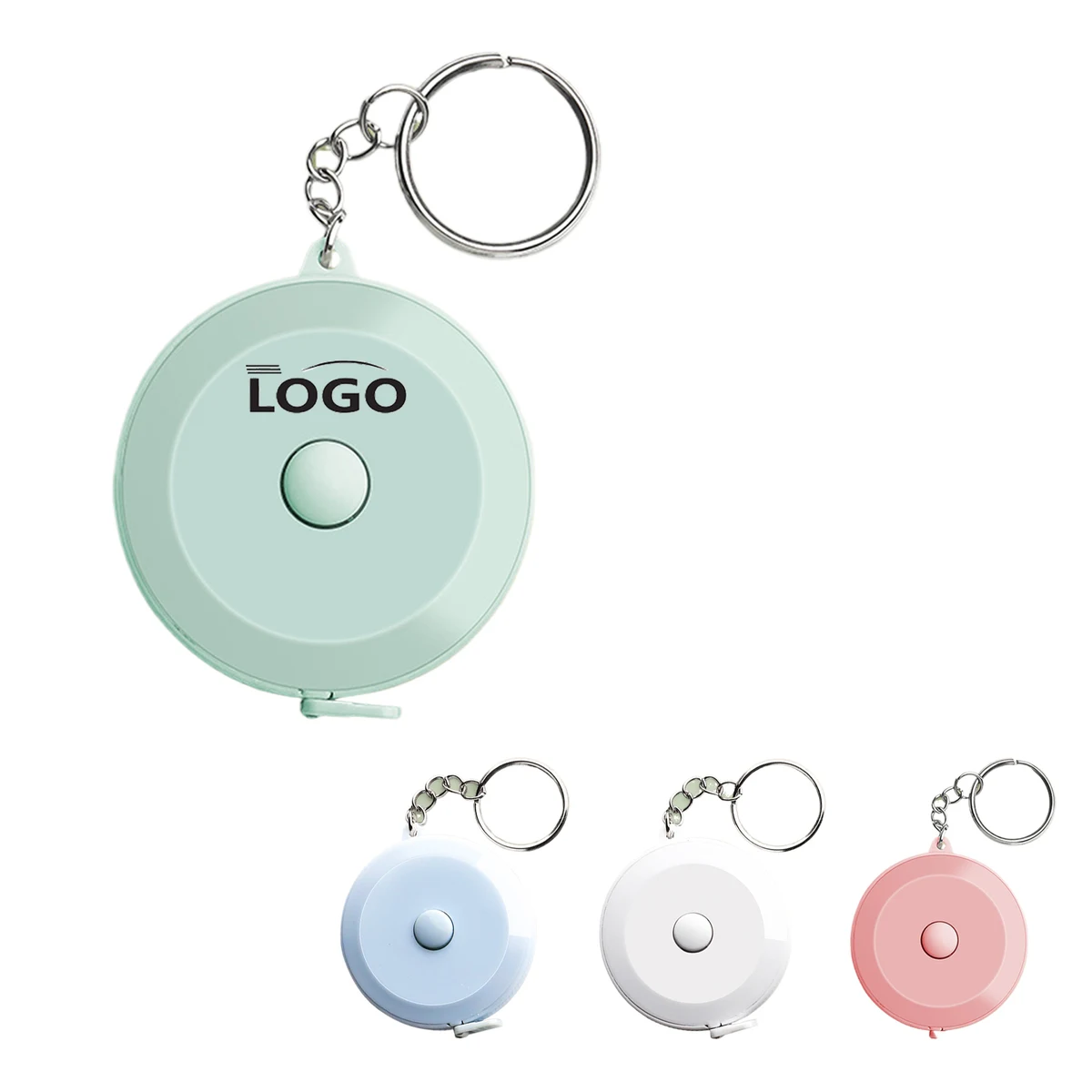 66ft Round PVC Keychain Tape Measures 1
