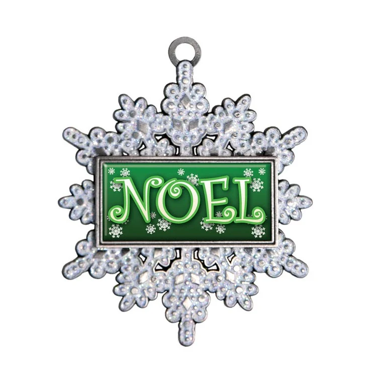 Vibraprint® Snowflake Holiday Ornament 1