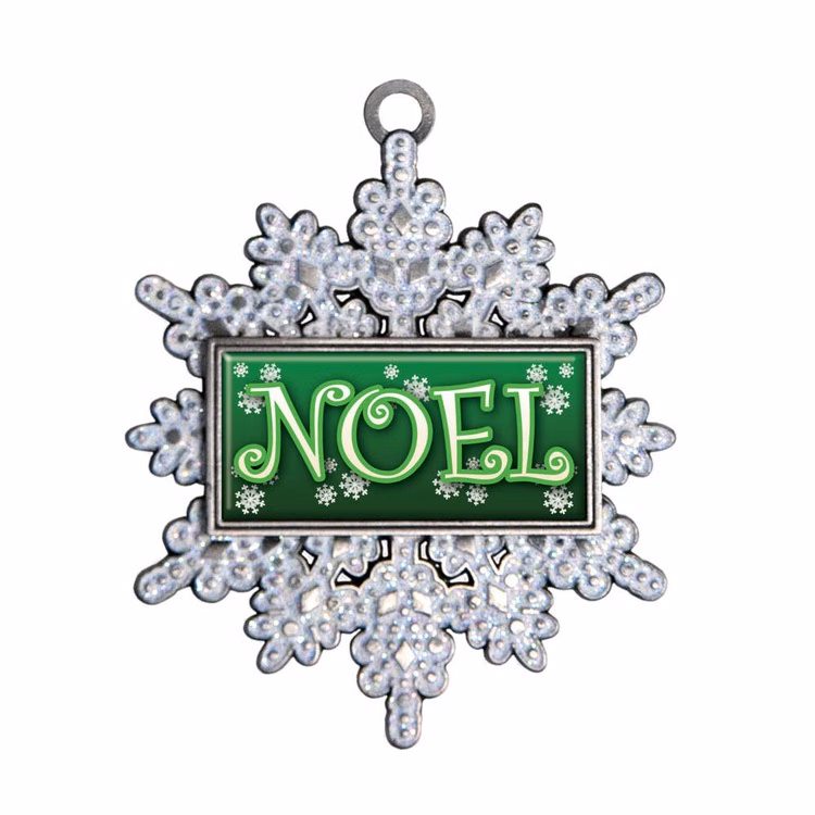 Vibraprint® Snowflake Holiday Ornament