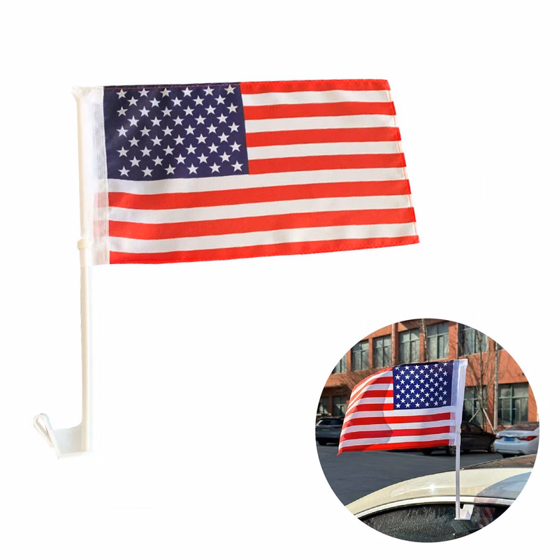 National Car Window Flag