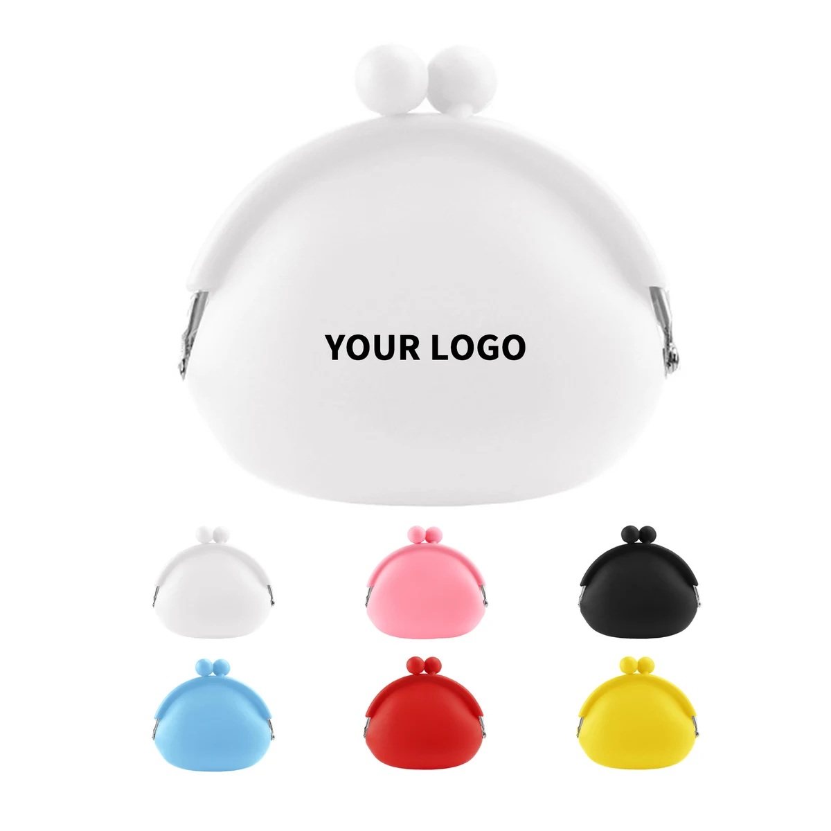 Silicone Pet Treat Pouch With Button Clip 3.7" x 3.5" 1