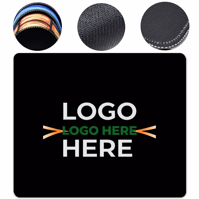 Washable Non-Slip Square Rubber Base Mouse Pad