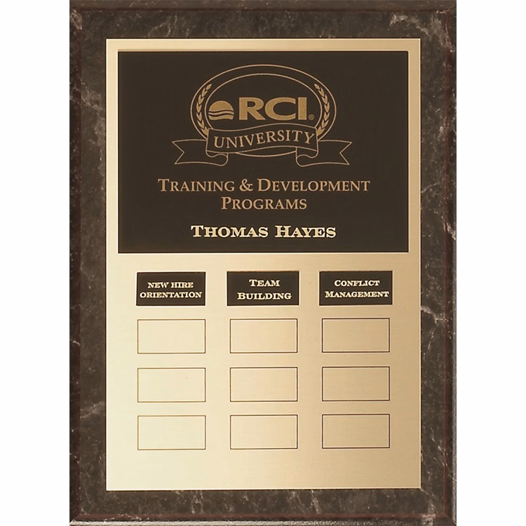 Liberty Laser Engraved Perpetual Plaque
