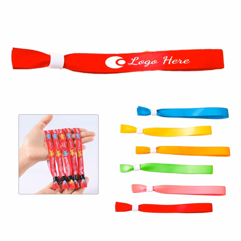 Personalized Fabric Wristband with Secure Clasp