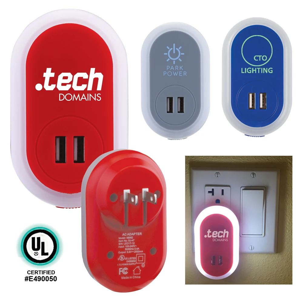 LED Night Light & USB Charger 1