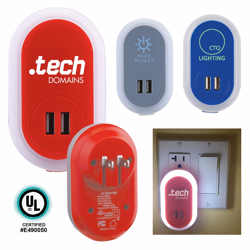 LED Night Light & USB Charger