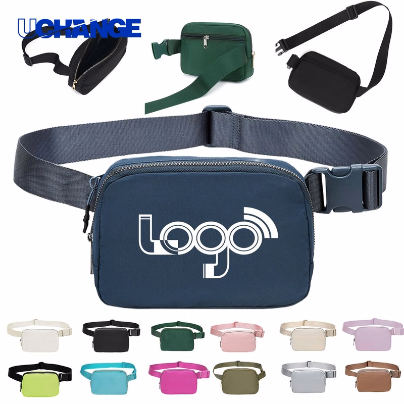 Waterproof Nylon Crossbody Waist Bag Organizer for Outdoors
