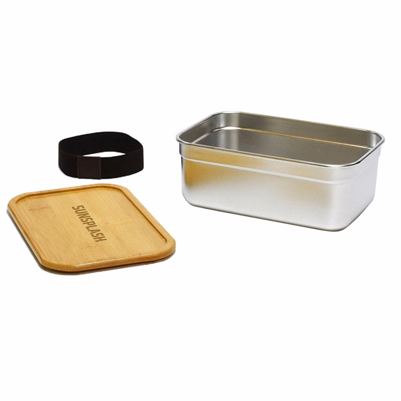304 stainless steel Metal Storage Lunch Box