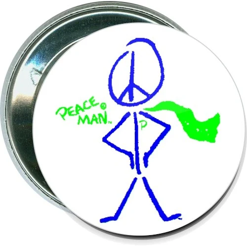 Peace Man, Causes Button 1