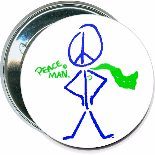 Peace Man, Causes Button