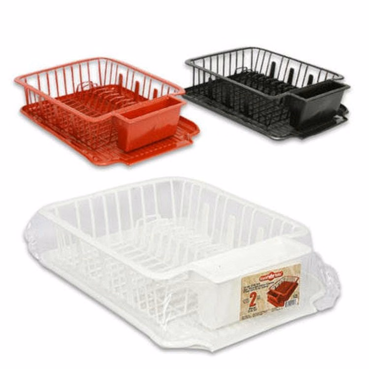 Large Dish Drying Sink Racks - 2 Piece Set