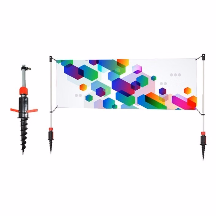 Twist X™ Banner System Kit, Replacement Graphic - 144"W x 42"H