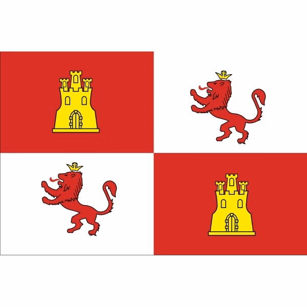 Special Historical Stick Flag - Royal Std. of Spain