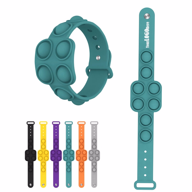 Push Pop Bubble Silicone Wristbands