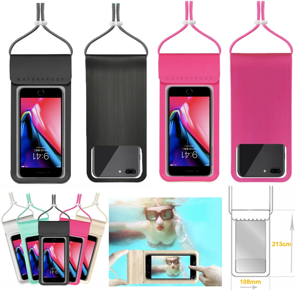 WaterproofPouch Dry Bag Underwater Case for Phone 1