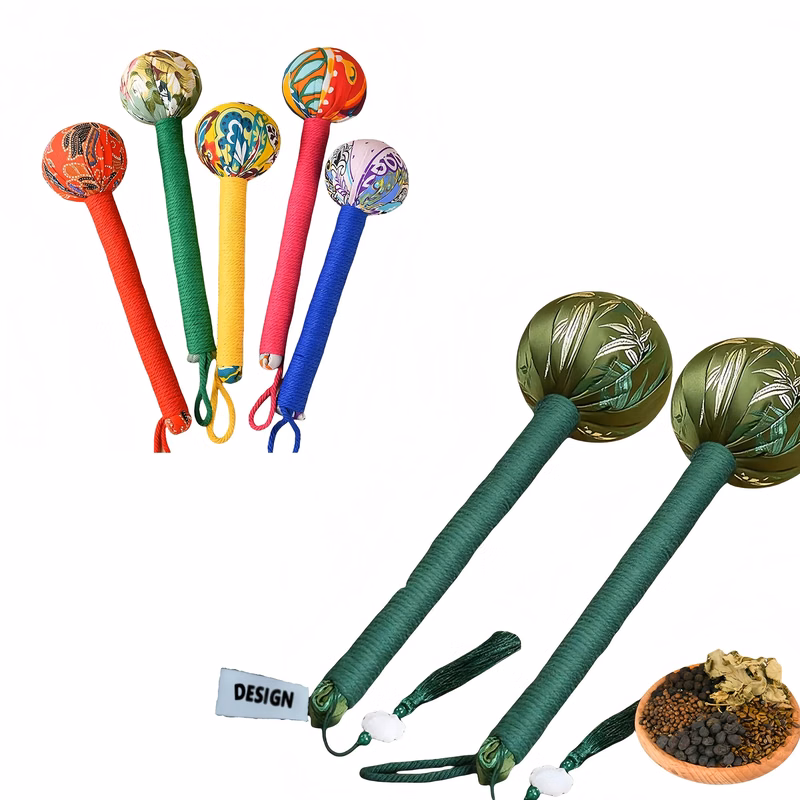 Premium Mugwort Massage Hammer For Neck Back Therapy