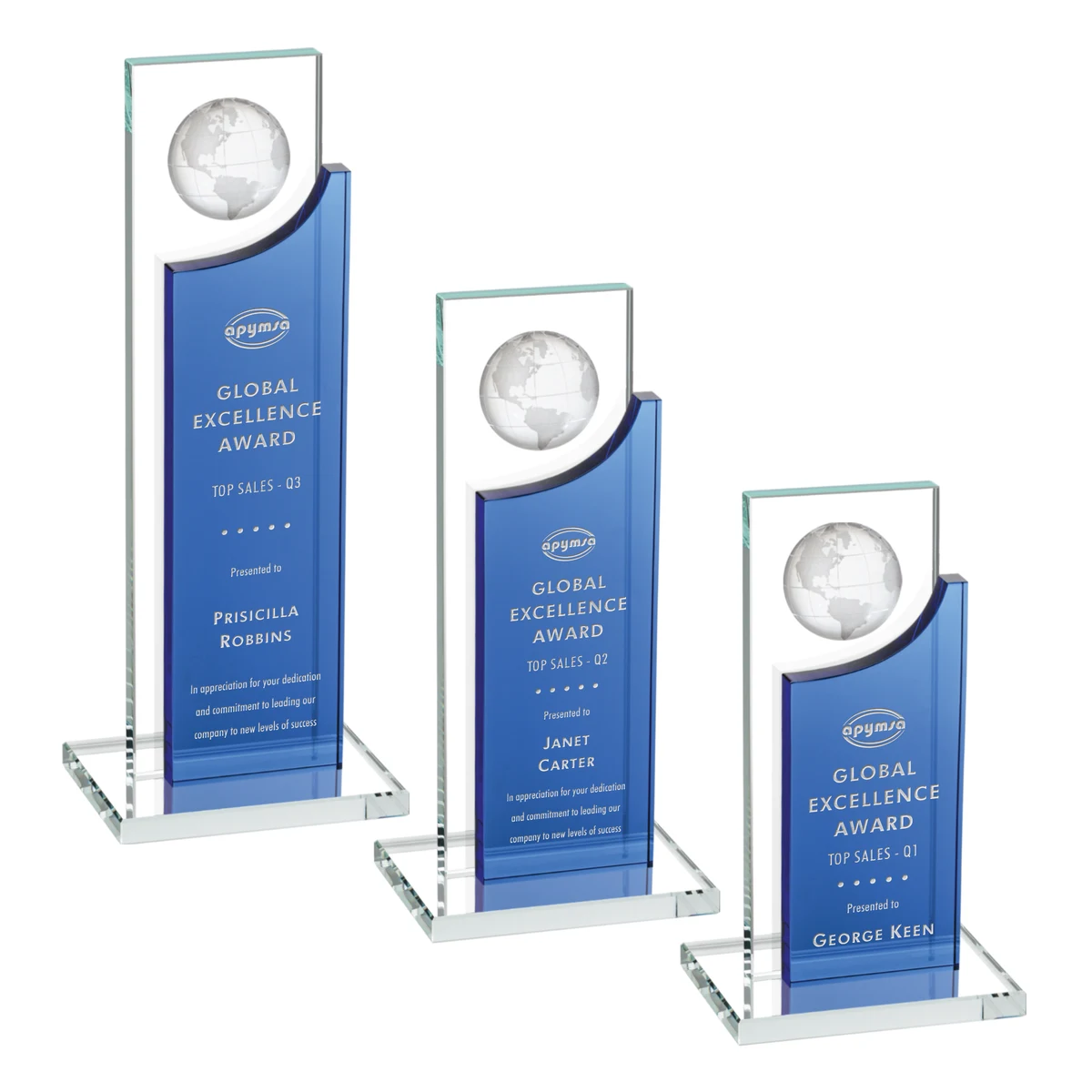 Sherwood Globe Award - Blue 1