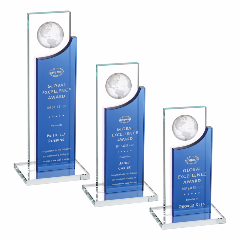 Sherwood Globe Award - Blue