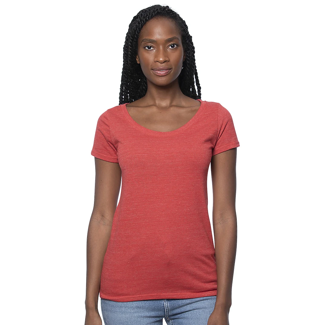 Women's eco Triblend Scoop Neck 1