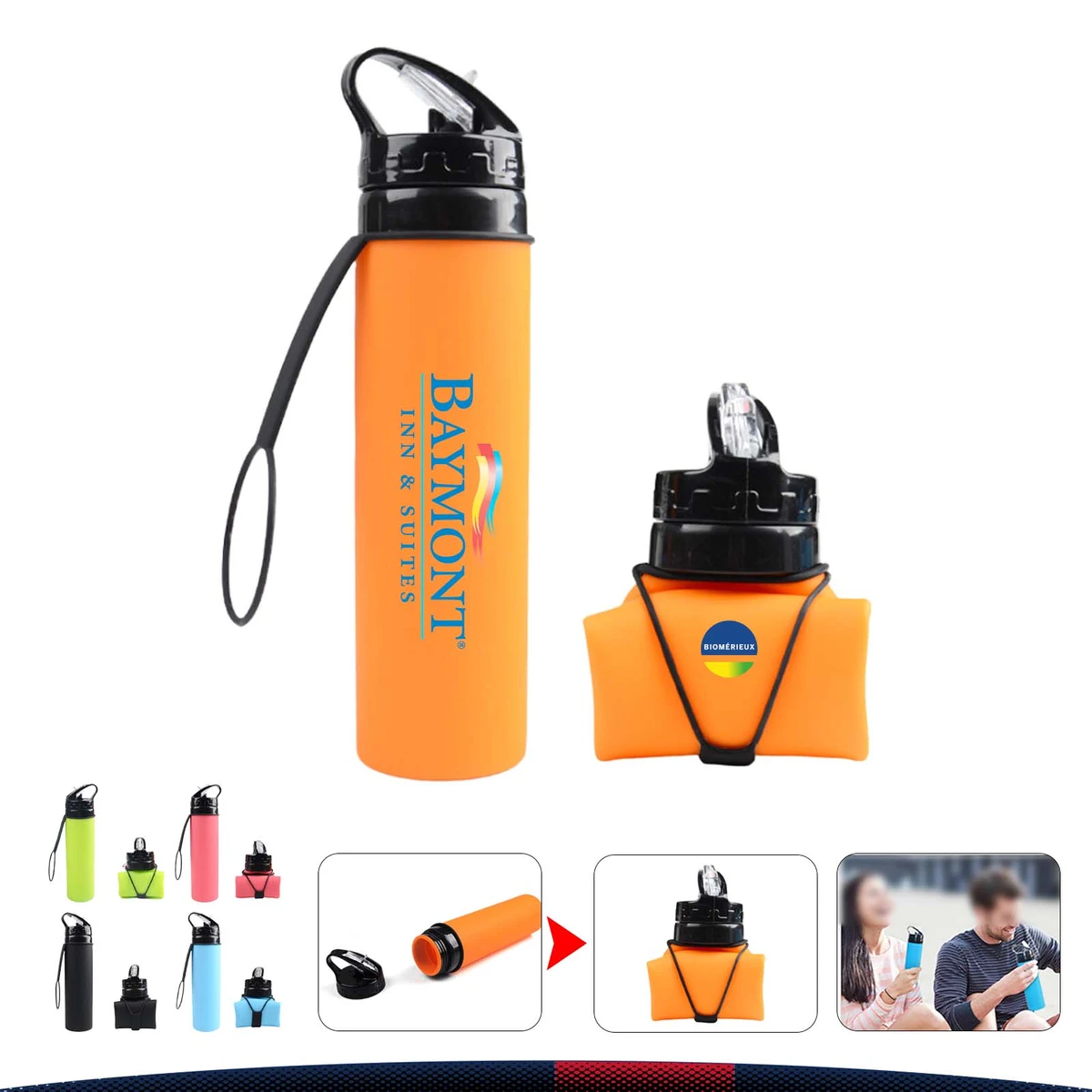 600ml Straight Collapsible Bottle 1