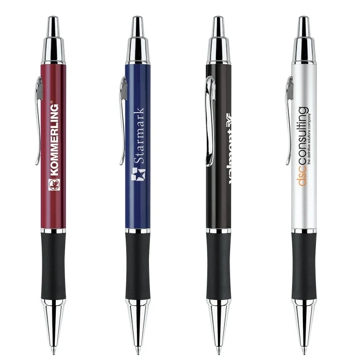 Aluminum Barrel Pen with Rubber Grip 1