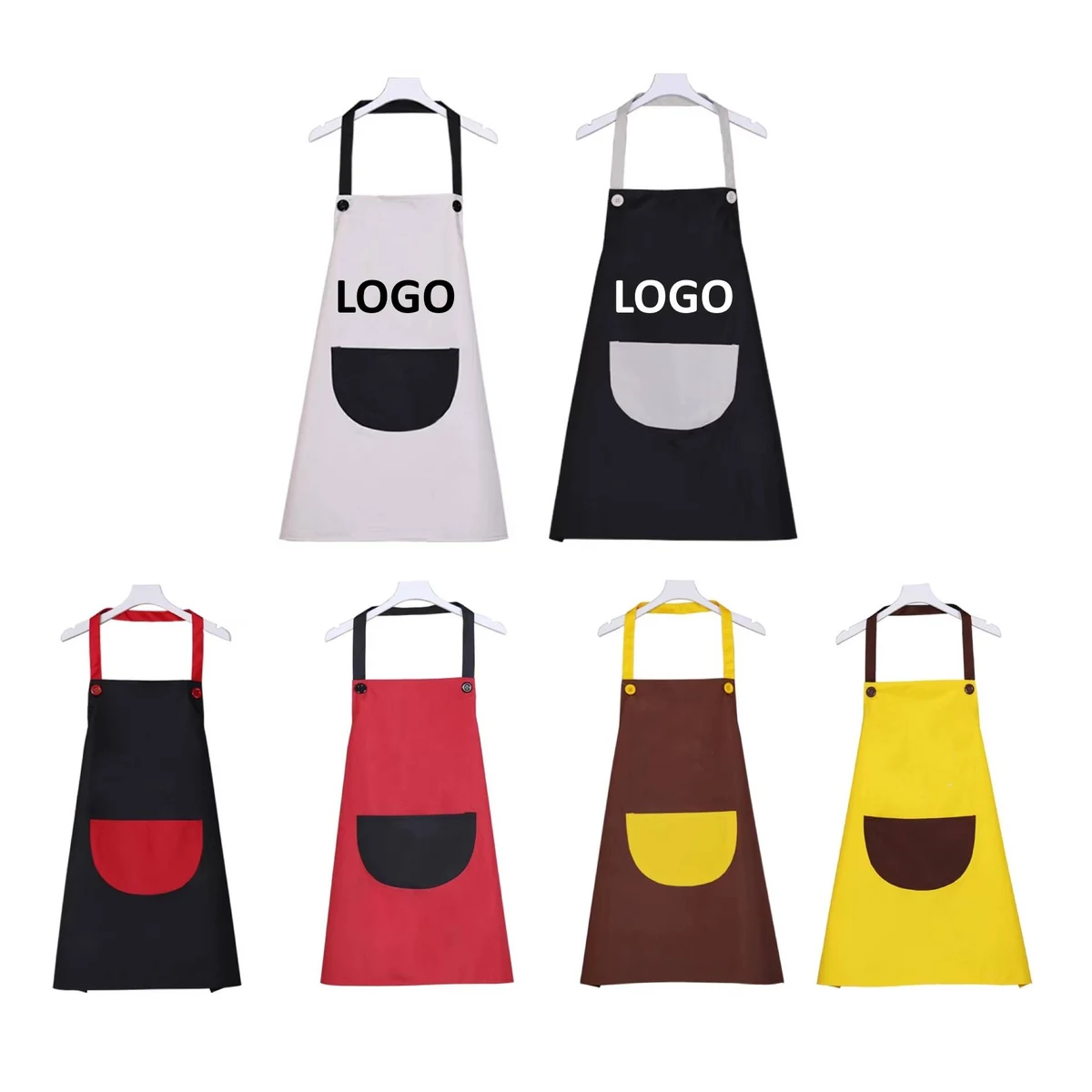 Unisex Waterproof Kitchen Aprons 1