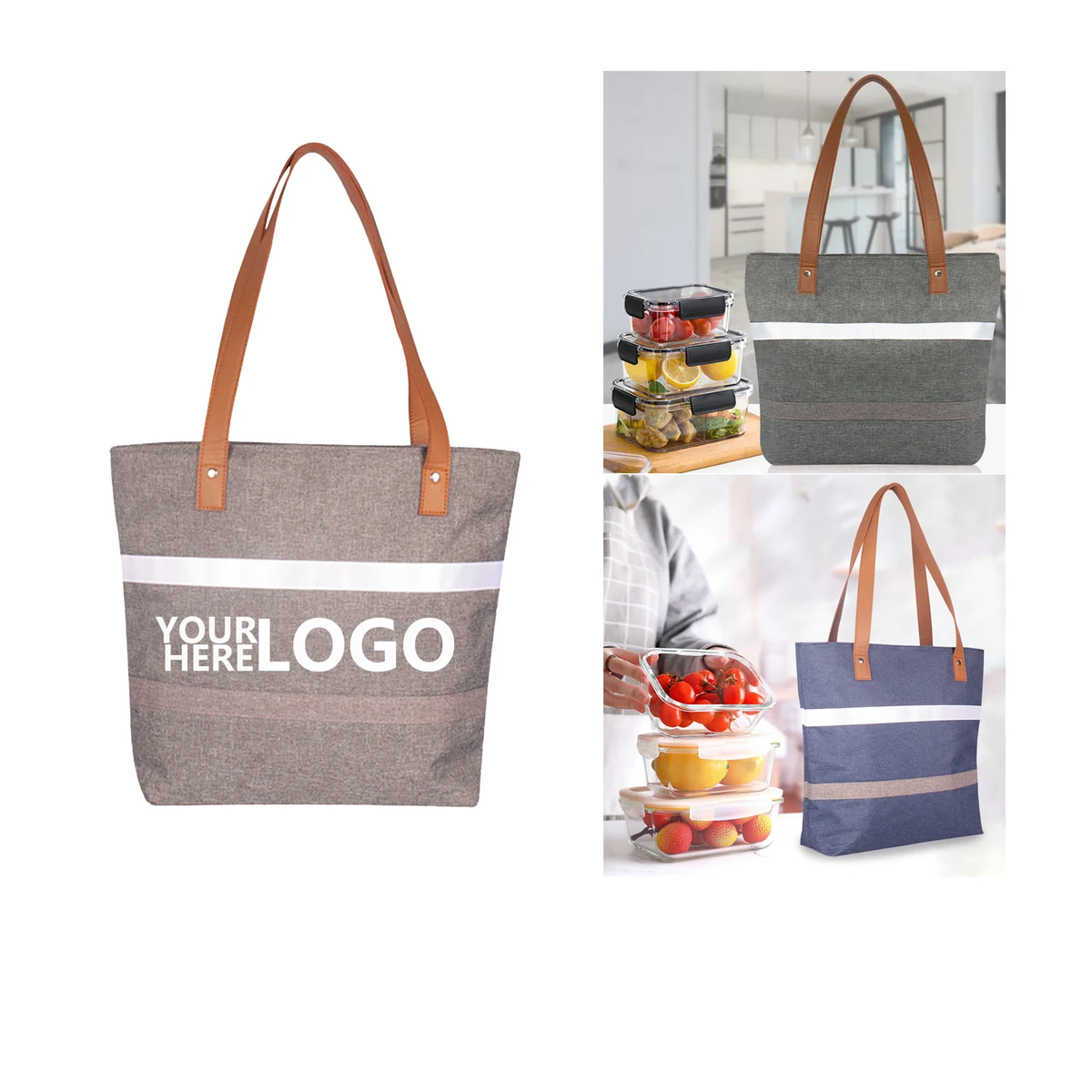 Retro Style Ice Pack with Hand Carry and Oxford Fabric 1