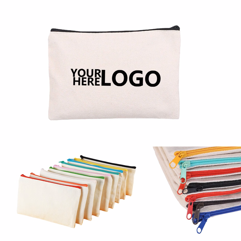 Durable Canvas Tote with Zipper Closure