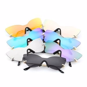 Retro Siamese Goggles Metal Tide Sunglasses