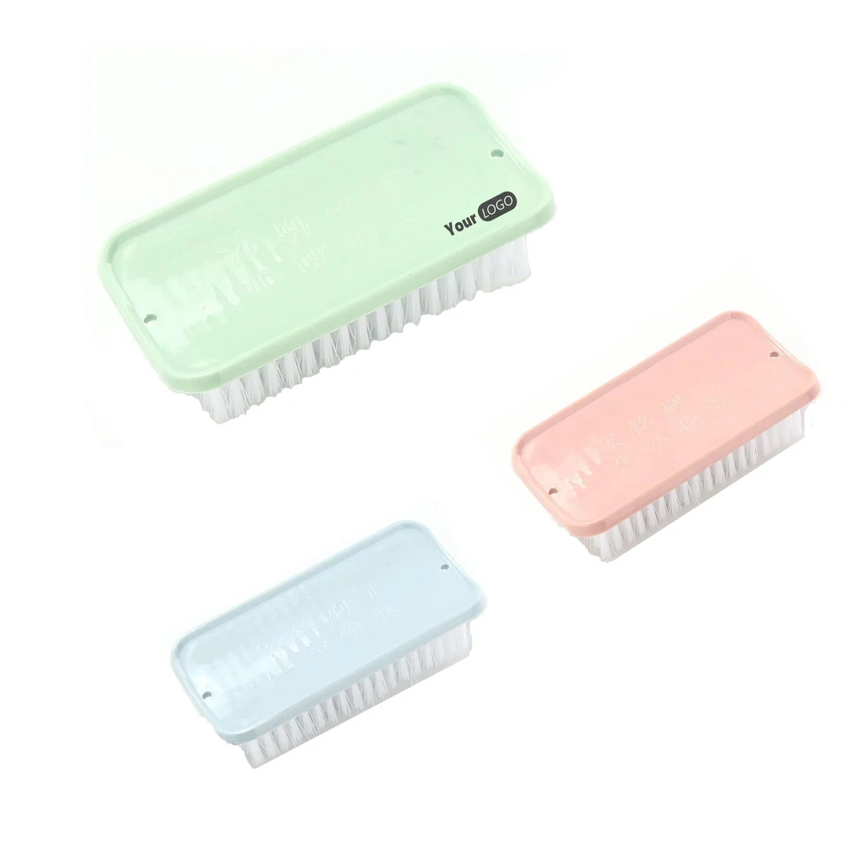 Plastic Soft Bristle Laundry Brush 1