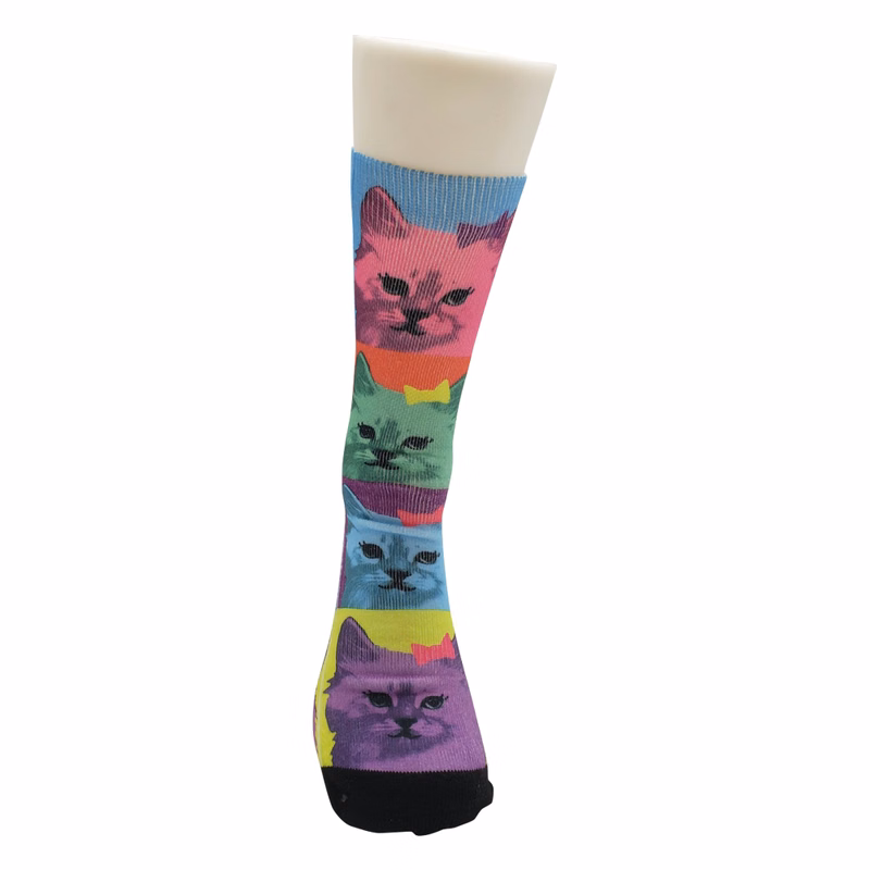 Affordable Dye Sublimation Athletic Crew Cushion socks