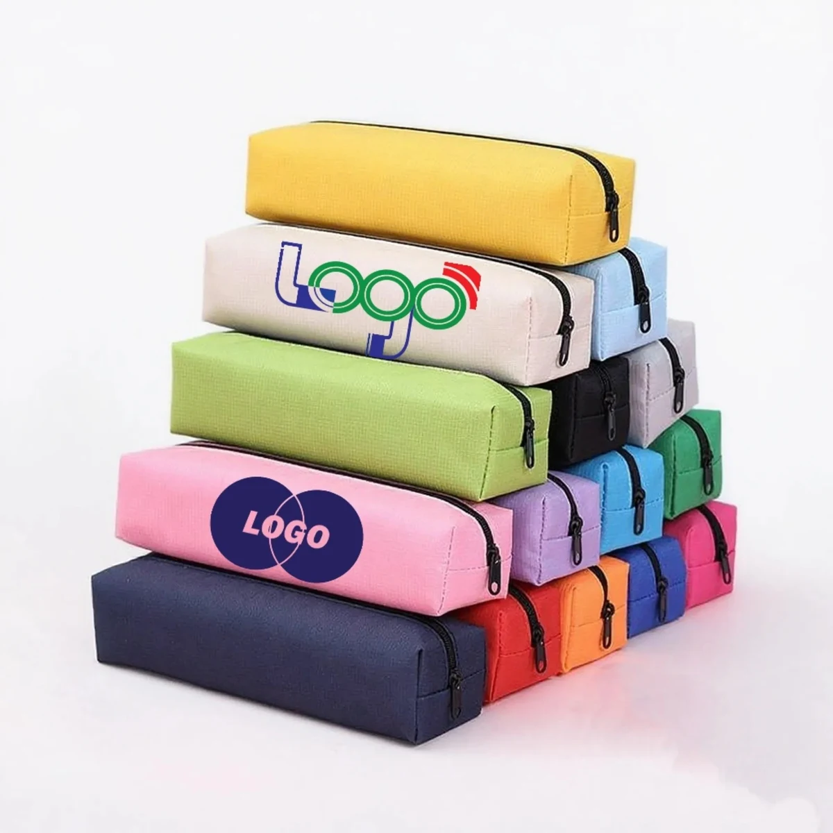 Solid-Colored Large-Capacity Pencil Case 1