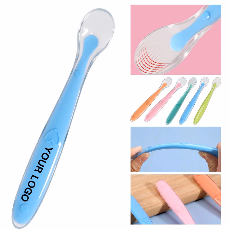 Non Toxic Silicone Spoon for Infant Feeding