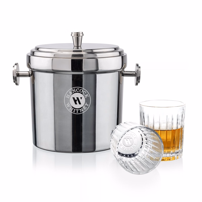 Milano Ice Bucket & Hartmann On-the-Rocks Set